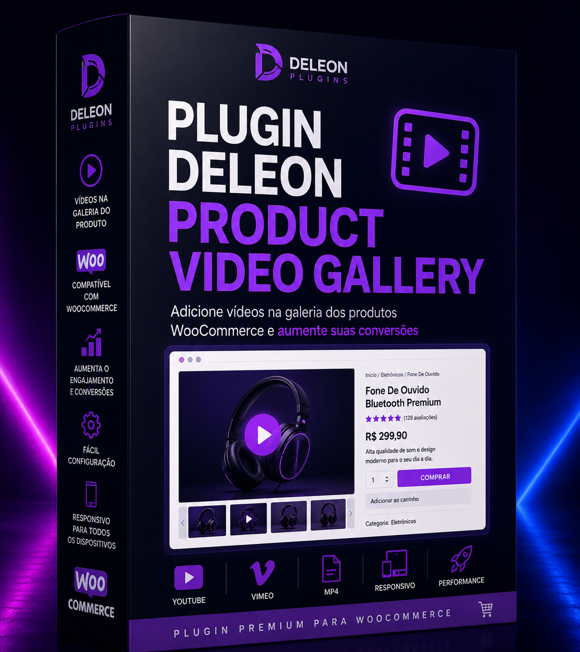 Plugin Deleon Product Video Gallery PRO