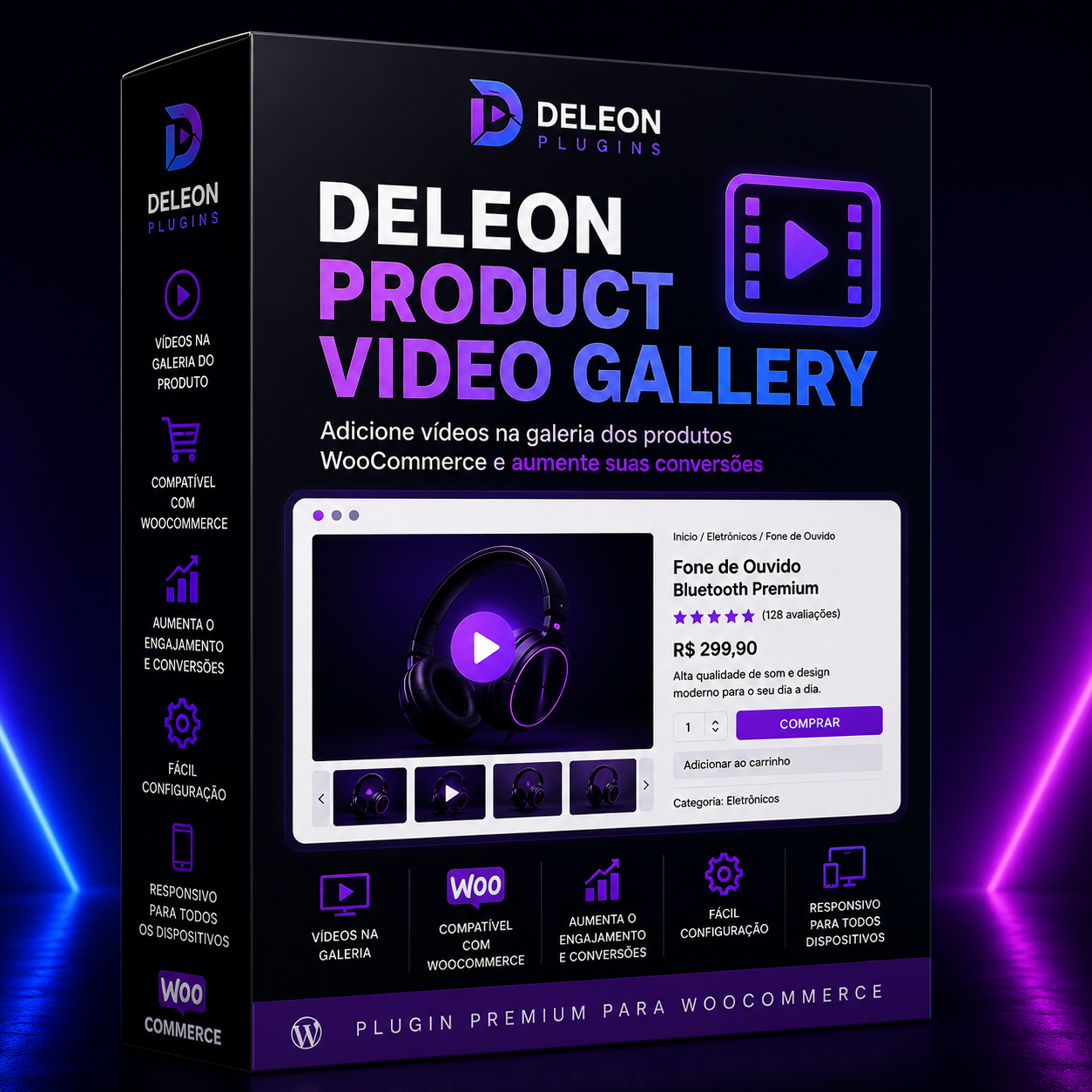 Plugin Deleon Product Video Gallery PRO